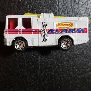 Vintage 1998 Dennis Sabre Matel, Inc. Die-Cast Firetruck Matchbox